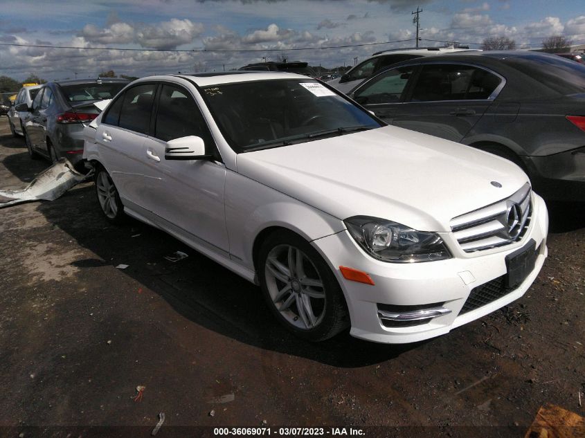 2013 MERCEDES-BENZ C-CLASS C 250 - WDDGF4HBXDR261024