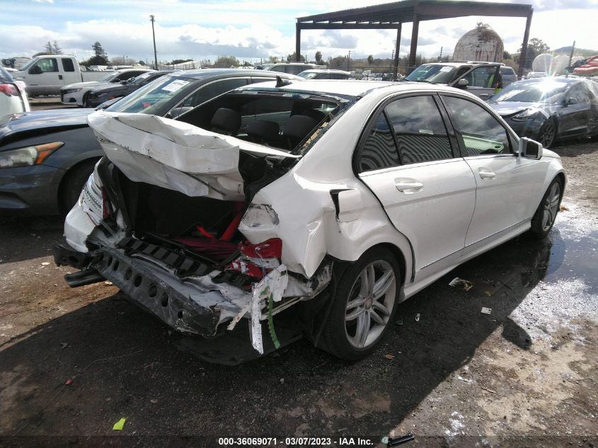 2013 MERCEDES-BENZ C-CLASS C 250 - WDDGF4HBXDR261024