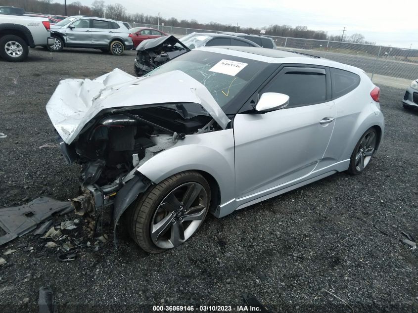 2015 HYUNDAI VELOSTER TURBO - KMHTC6AE7FU224672