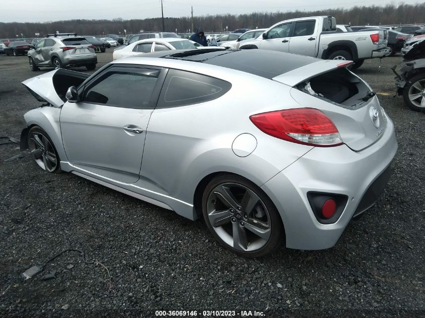 2015 HYUNDAI VELOSTER TURBO - KMHTC6AE7FU224672