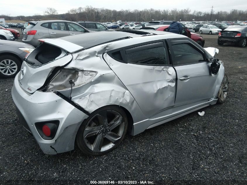 2015 HYUNDAI VELOSTER TURBO - KMHTC6AE7FU224672