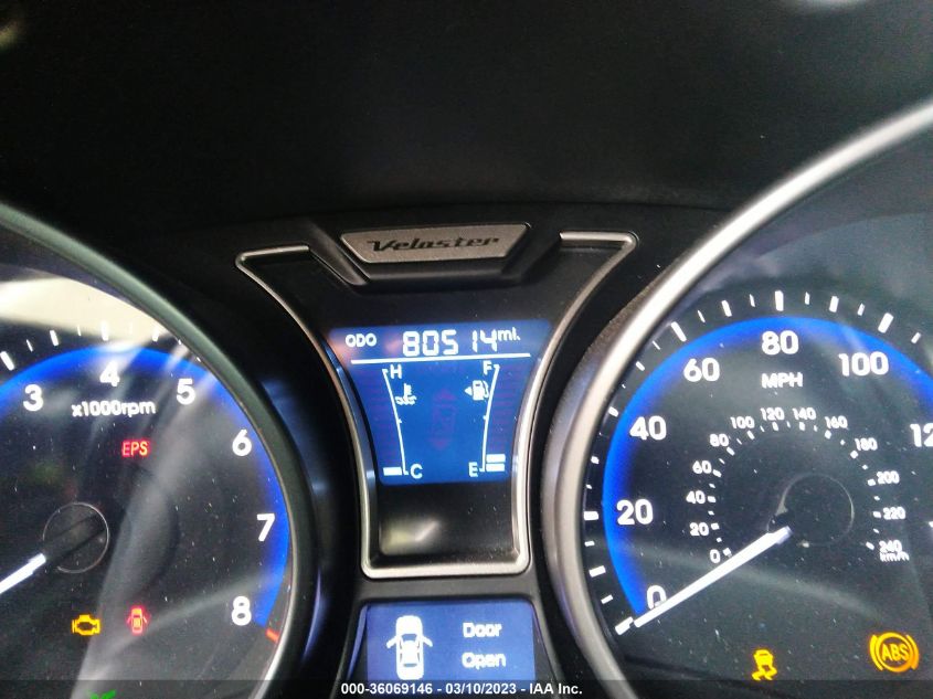2015 HYUNDAI VELOSTER TURBO - KMHTC6AE7FU224672