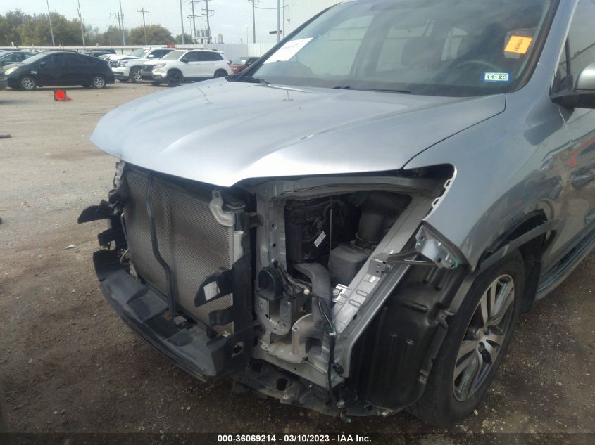 2017 HONDA PILOT EX - 5FNYF5H3XHB002722