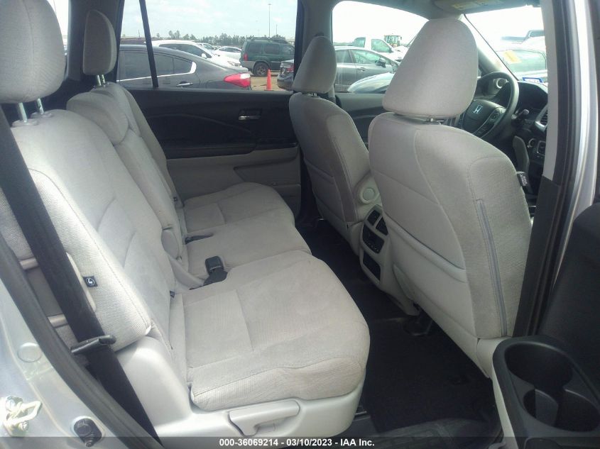 2017 HONDA PILOT EX - 5FNYF5H3XHB002722