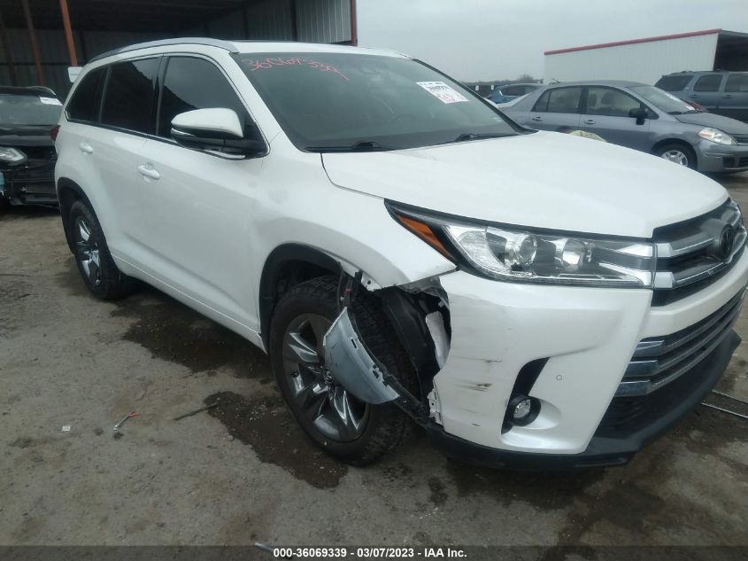 2019 TOYOTA HIGHLANDER LIMITED - 5TDDZRFH7KS968914