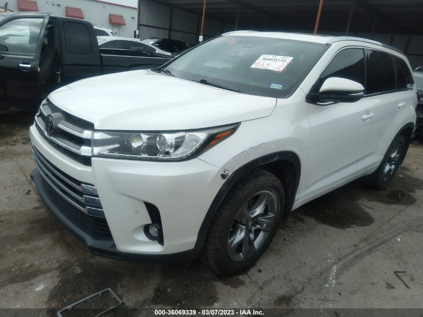 2019 TOYOTA HIGHLANDER LIMITED - 5TDDZRFH7KS968914