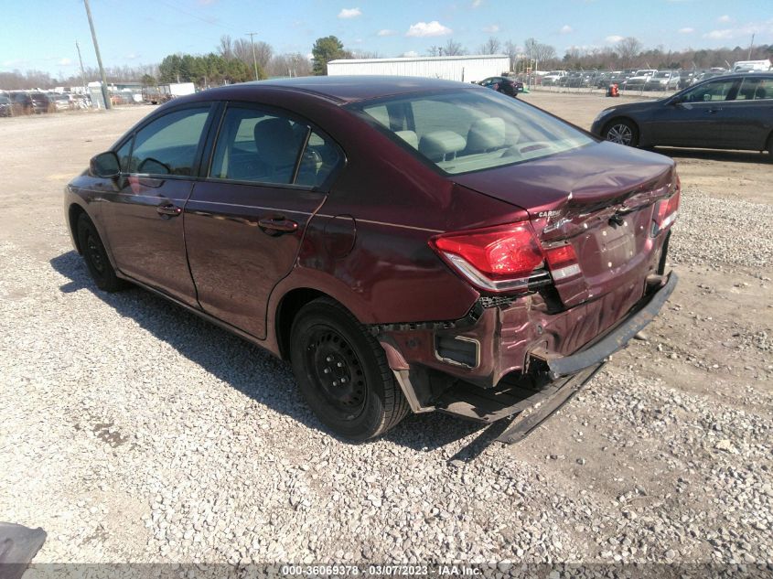 2013 HONDA CIVIC SDN LX - 19XFB2F51DE247026