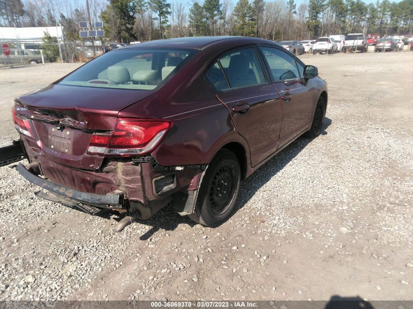 2013 HONDA CIVIC SDN LX - 19XFB2F51DE247026
