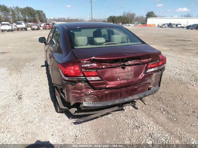 2013 HONDA CIVIC SDN LX - 19XFB2F51DE247026