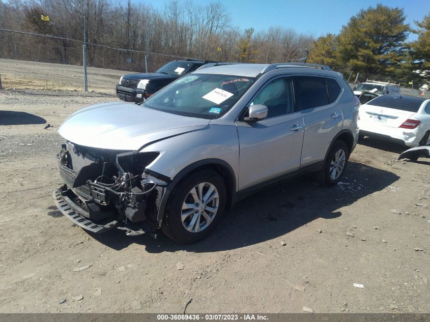 2015 NISSAN ROGUE SV - KNMAT2MV3FP557840