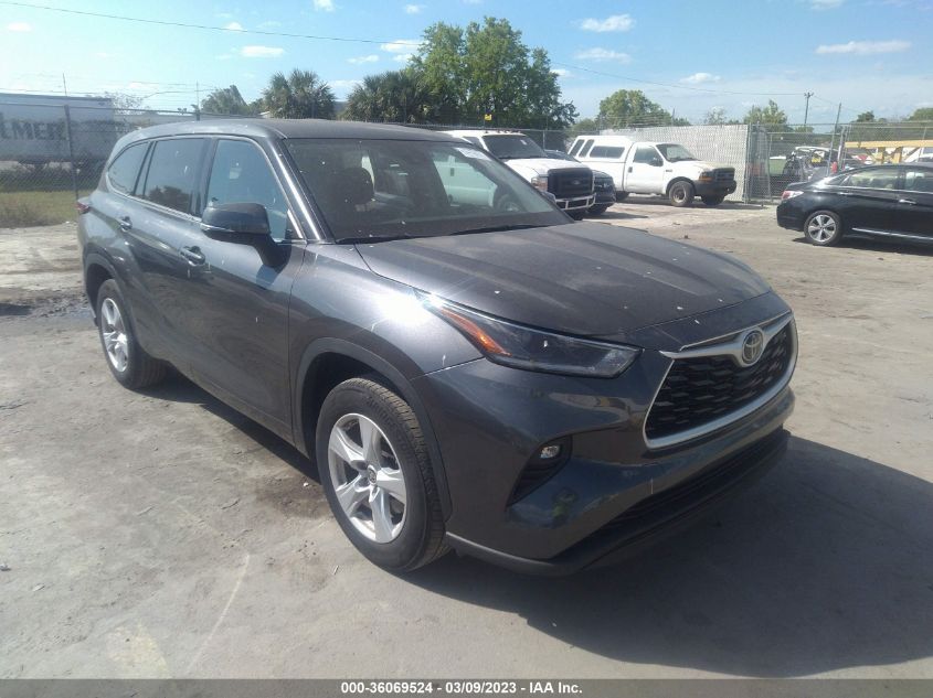 2021 TOYOTA HIGHLANDER L/LE - 5TDZZRAHXMS067357