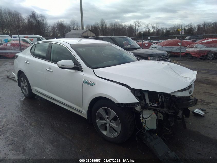 2016 KIA OPTIMA HYBRID - KNAGM4AD2G5096865