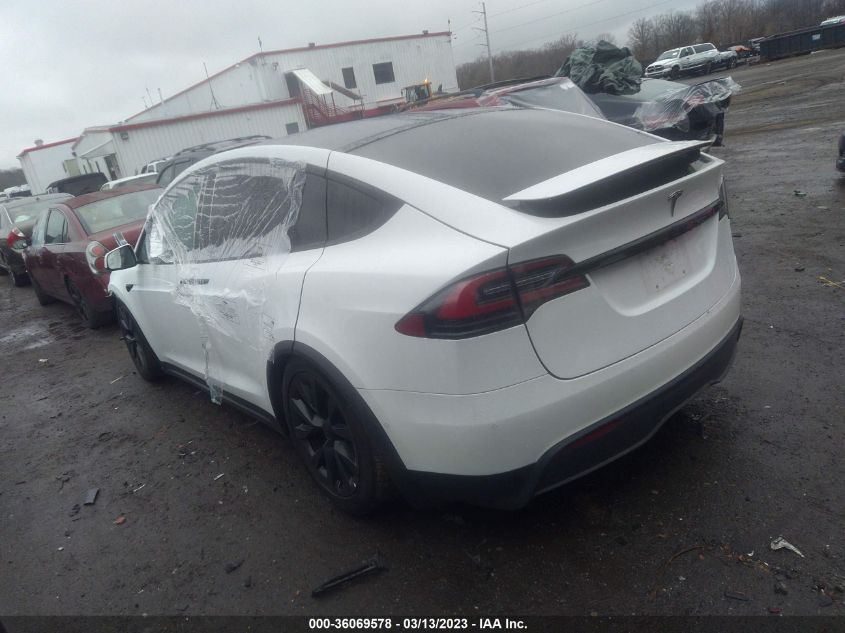 2022 TESLA MODEL X - 7SAXCBE53NF333357