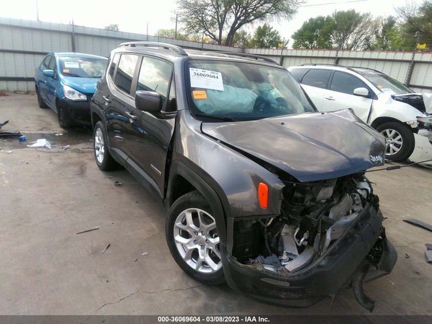 VIN ZACCJABB9JPH47770 2018 JEEP RENEGADE LATITUDE
