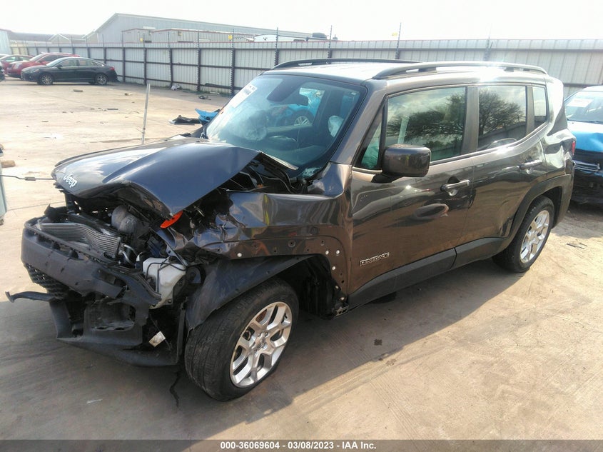 VIN ZACCJABB9JPH47770 2018 JEEP RENEGADE LATITUDE