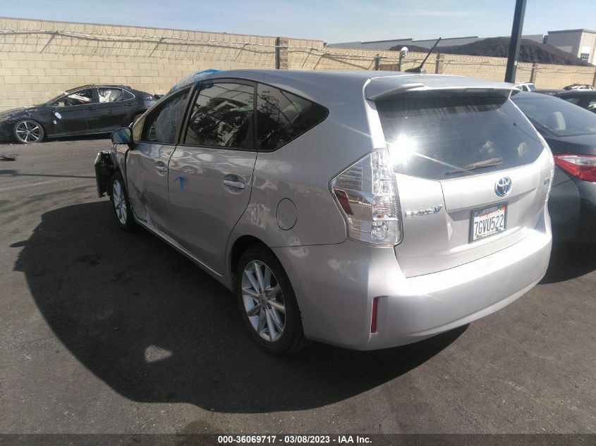 2014 TOYOTA PRIUS V TWO/THREE/FIVE - JTDZN3EU4EJ004768