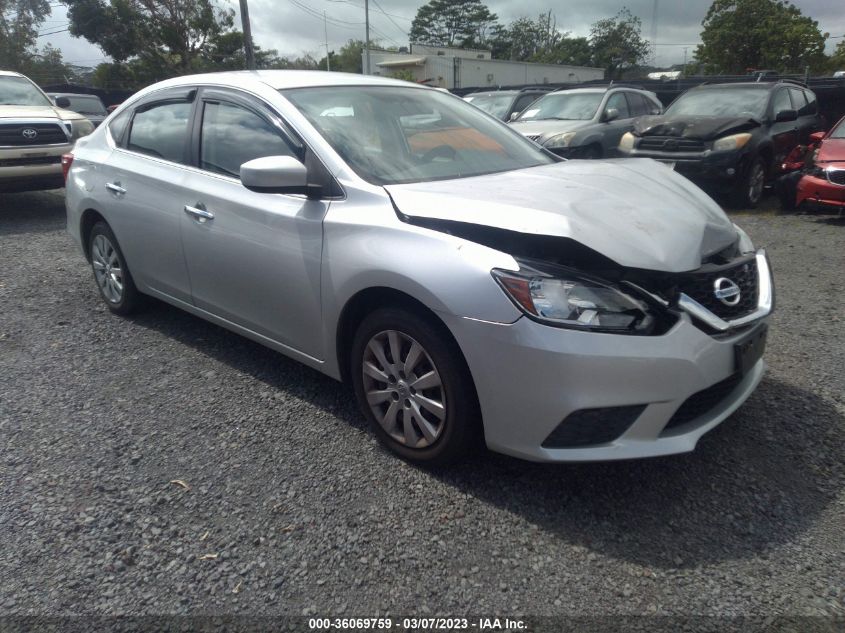 2016 NISSAN SENTRA SR/SL/S/SV/FE+ S - 3N1AB7AP4GL650825