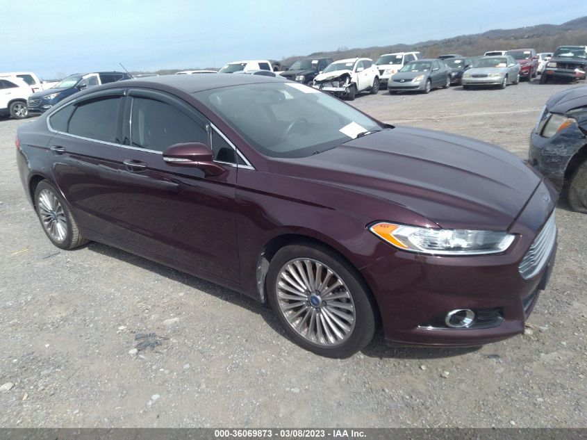 2013 FORD FUSION TITANIUM - 3FA6P0K99DR208102