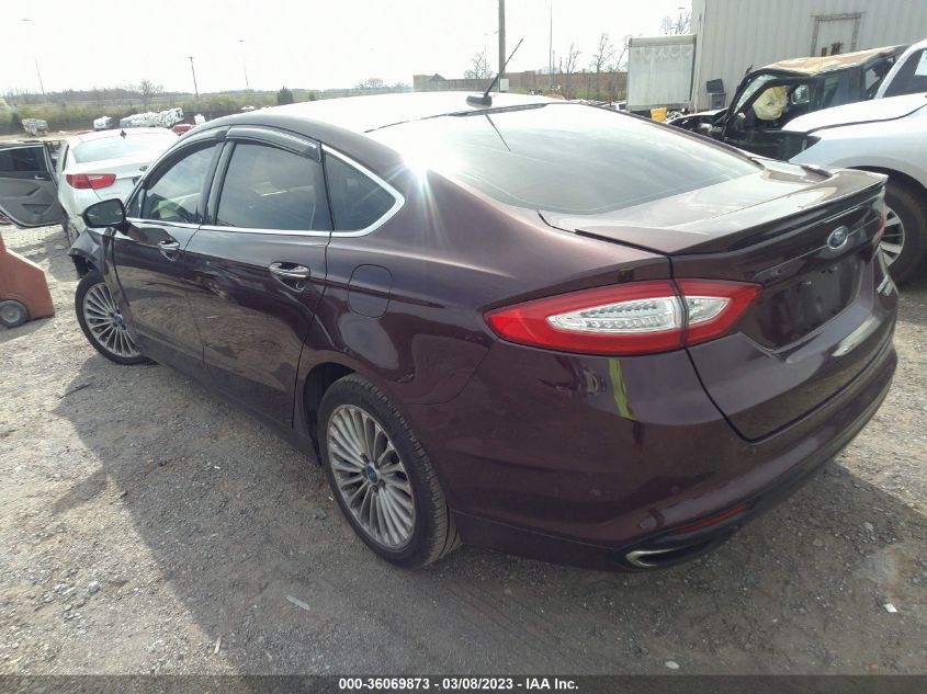 2013 FORD FUSION TITANIUM - 3FA6P0K99DR208102