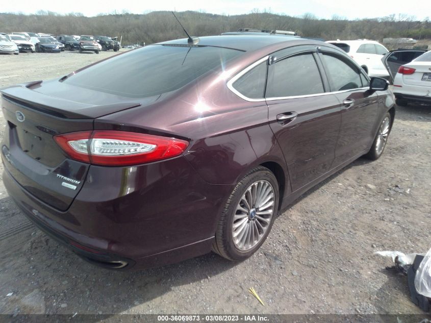 2013 FORD FUSION TITANIUM - 3FA6P0K99DR208102