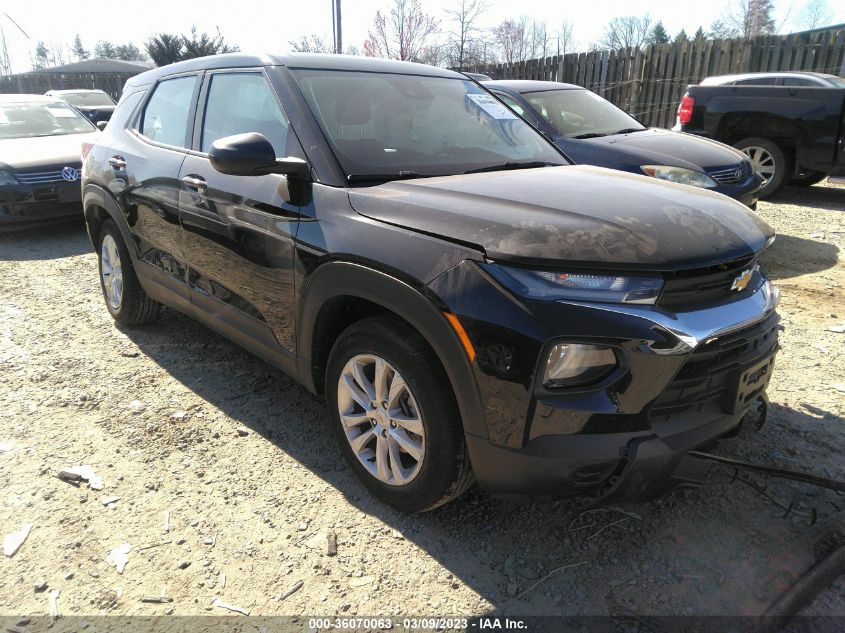 2022 CHEVROLET TRAILBLAZER LS - KL79MMS21NB093878