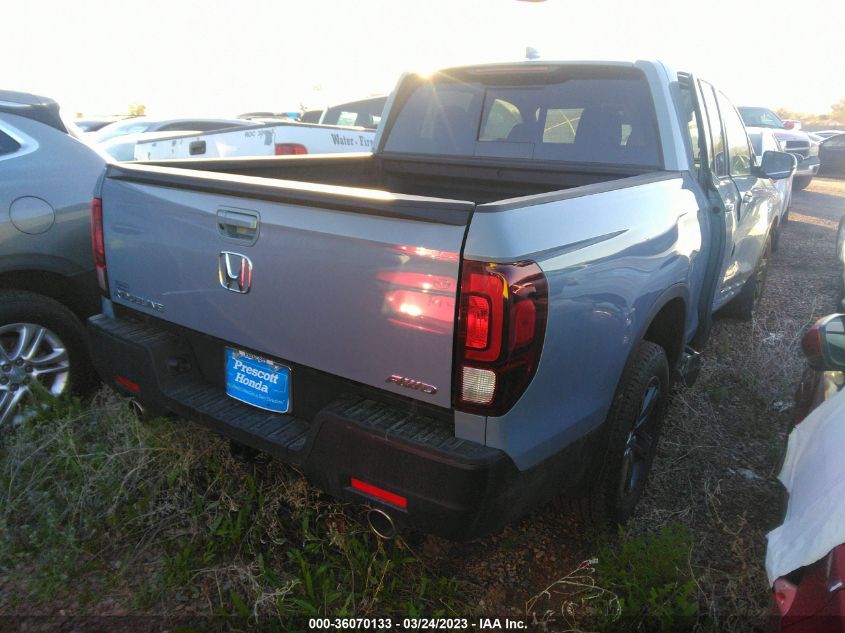 2023 HONDA RIDGELINE RTL - 5FPYK3F55PB184210