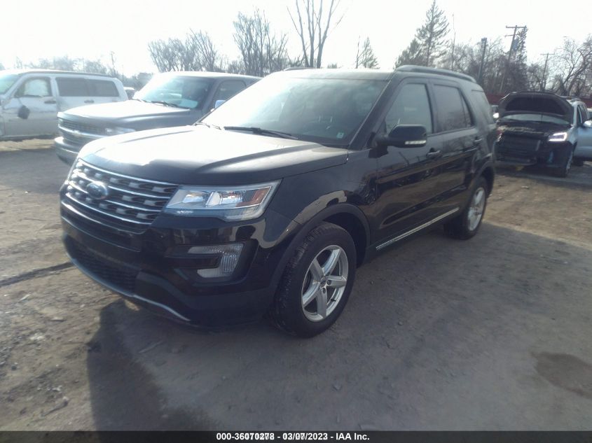 2017 FORD EXPLORER XLT - 1FM5K8D89HGD01704