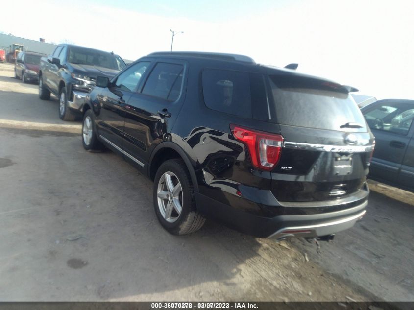 2017 FORD EXPLORER XLT - 1FM5K8D89HGD01704