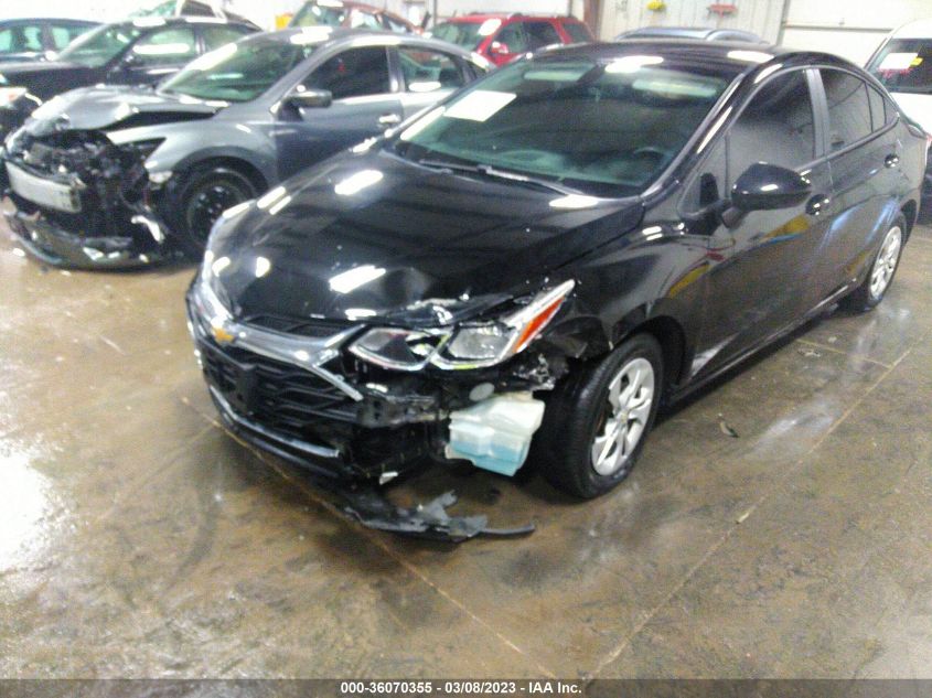 2019 CHEVROLET CRUZE LS - 1G1BC5SM4K7127284