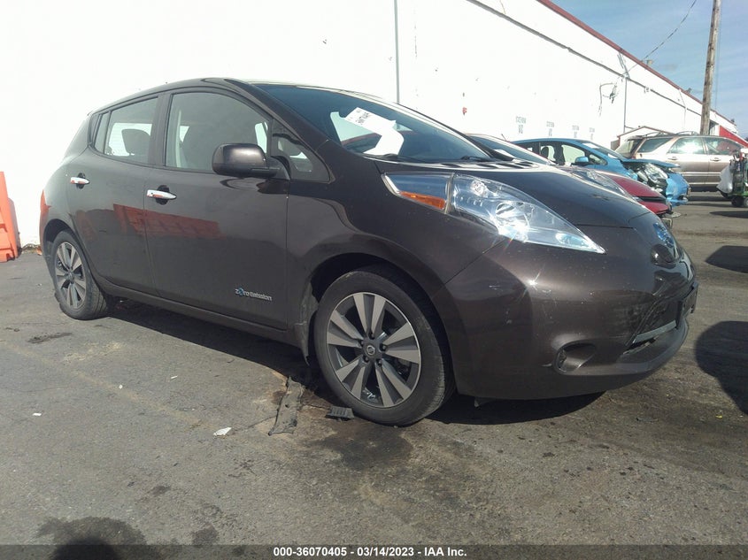 VIN 1N4BZ0CP1HC301741 2017 NISSAN LEAF SV
