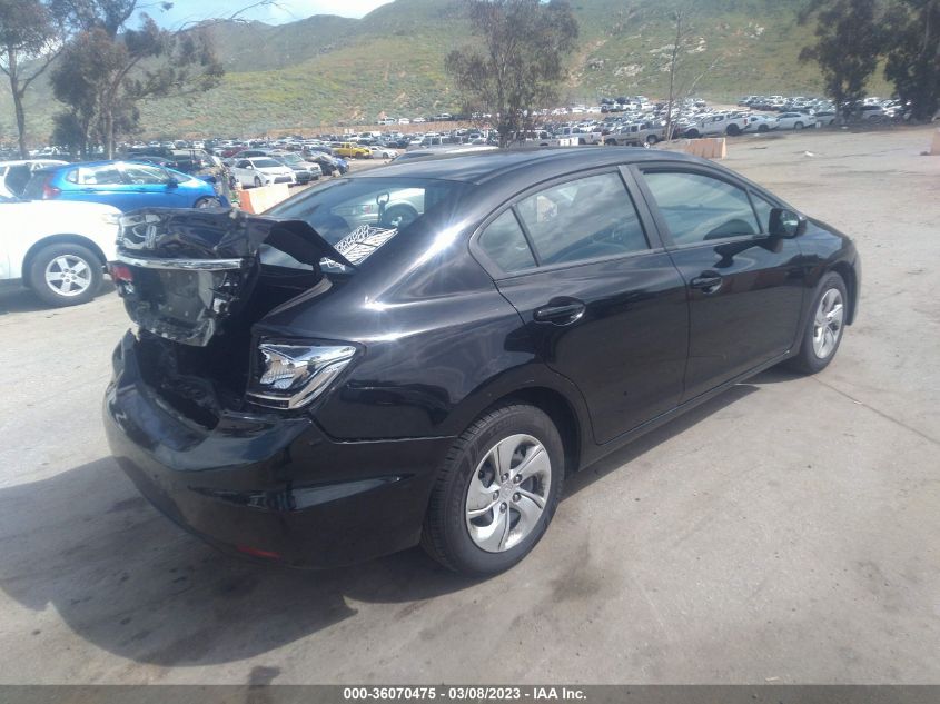 2015 HONDA CIVIC SEDAN LX - 19XFB2E50FE072627