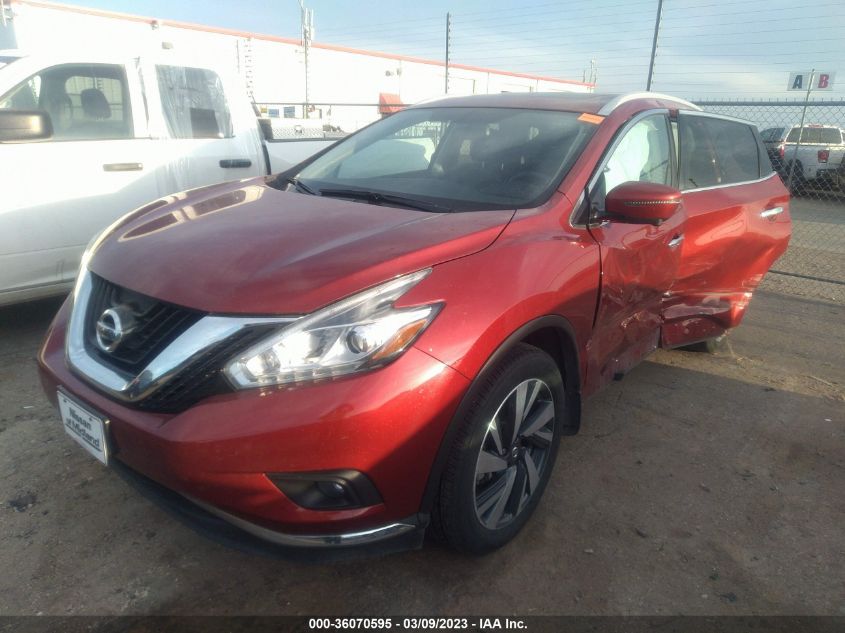 2018 NISSAN MURANO PLATINUM - 5N1AZ2MG0JN196972