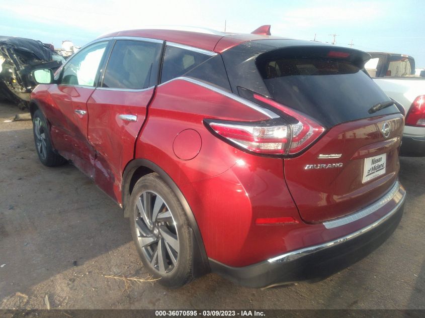 2018 NISSAN MURANO PLATINUM - 5N1AZ2MG0JN196972
