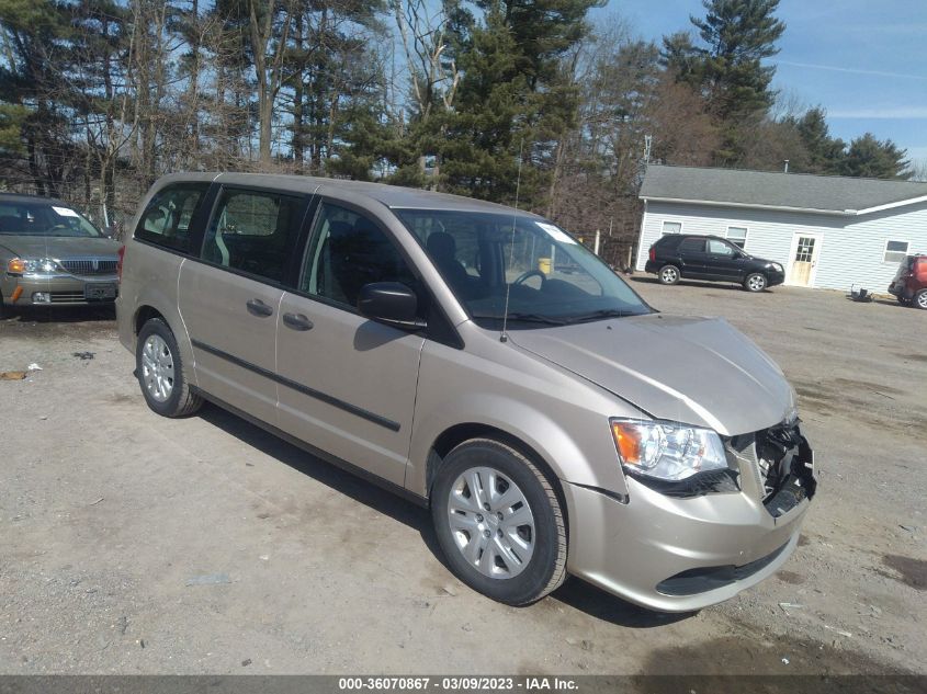 2014 DODGE GRAND CARAVAN AMERICAN VALUE PKG - 2C4RDGBG2ER420984