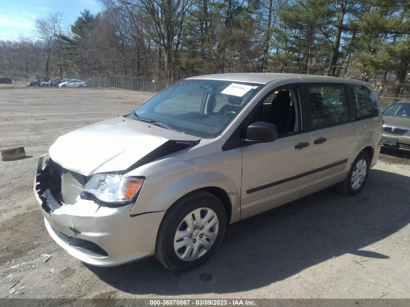 2014 DODGE GRAND CARAVAN AMERICAN VALUE PKG - 2C4RDGBG2ER420984