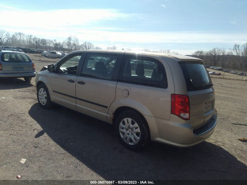 2014 DODGE GRAND CARAVAN AMERICAN VALUE PKG - 2C4RDGBG2ER420984