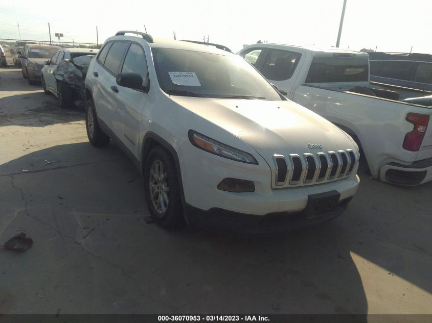 2017 JEEP CHEROKEE SPORT - 1C4PJLAB6HW558621