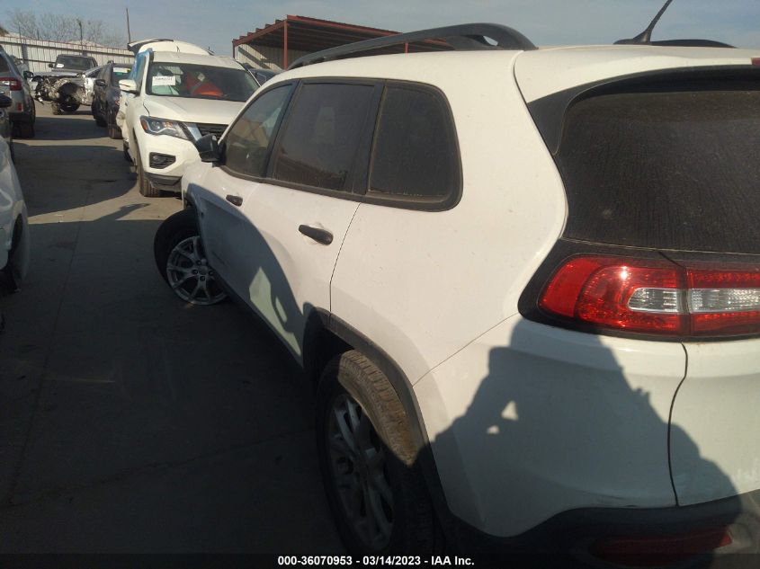 2017 JEEP CHEROKEE SPORT - 1C4PJLAB6HW558621