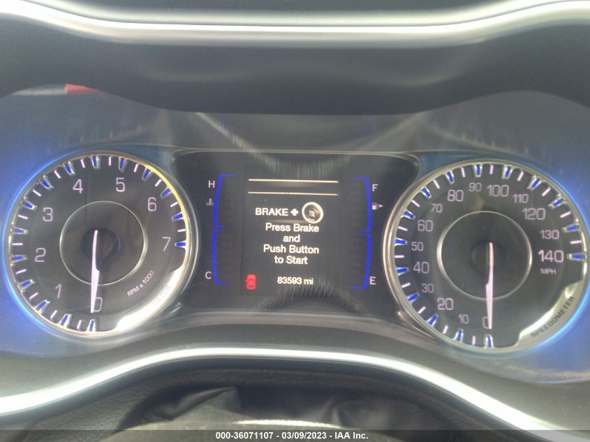 2016 CHRYSLER 200 LIMITED - 1C3CCCAB3GN177603