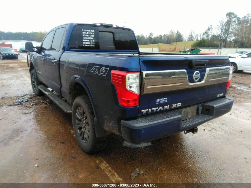 2016 NISSAN TITAN XD PLATINUM RESERVE 1N6BA1F48GN517112