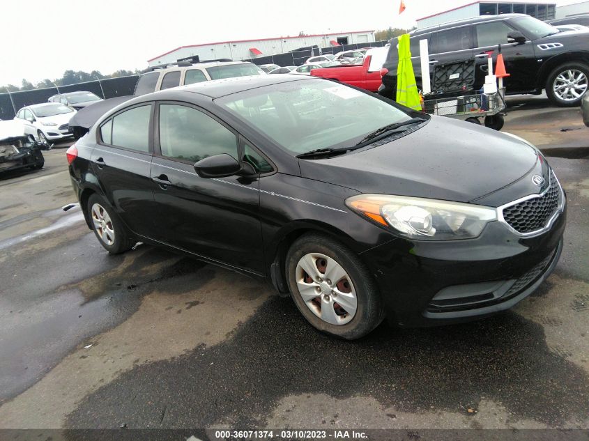 2016 KIA FORTE LX - KNAFK4A6XG5492707