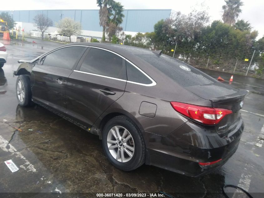 2015 HYUNDAI SONATA 2.4L SE - 5NPE24AF9FH039143