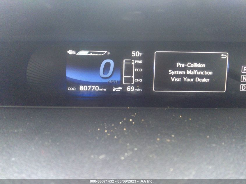 2017 TOYOTA MIRAI JTDBVRBD0HA001721