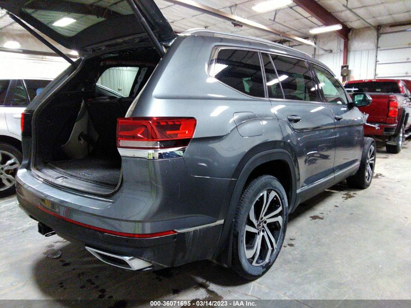 2021 VOLKSWAGEN ATLAS 3.6L V6 SEL PREMIUM - 1V2TR2CA4MC557354