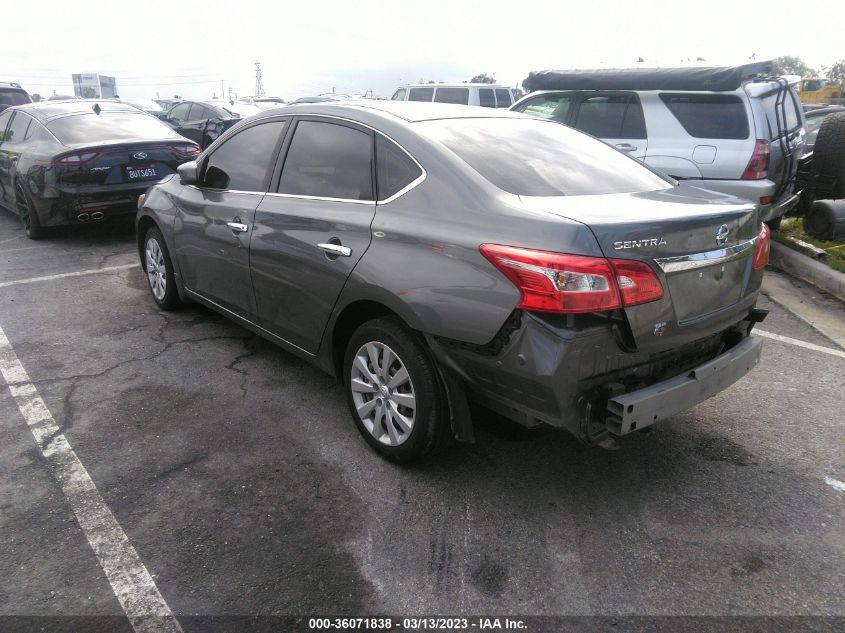 2016 NISSAN SENTRA S - 3N1AB7AP7GY213937