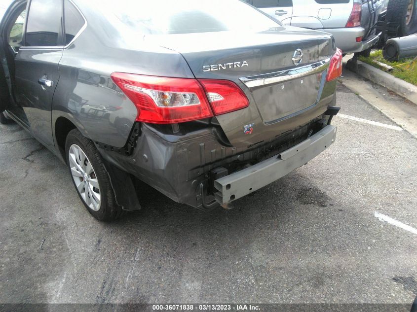 2016 NISSAN SENTRA S - 3N1AB7AP7GY213937