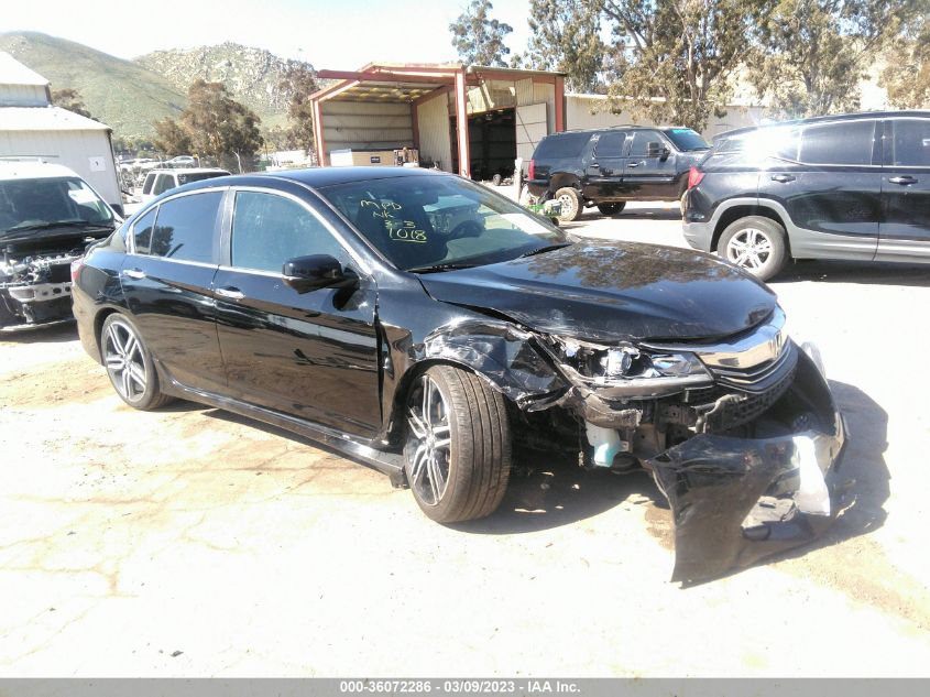 2016 HONDA ACCORD SEDAN SPORT - 1HGCR2F54GA131018
