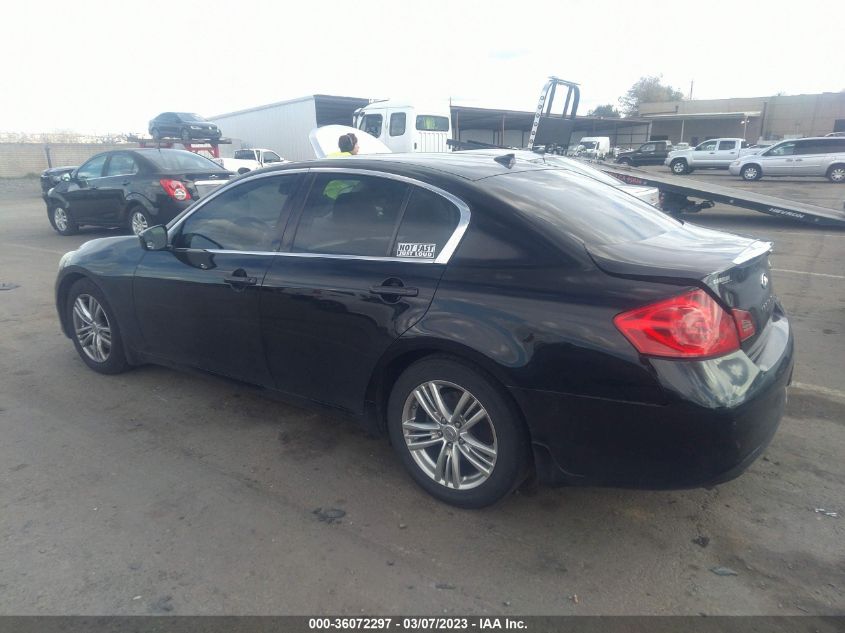 2013 INFINITI G37 SEDAN JOURNEY - JN1CV6AP0DM716573