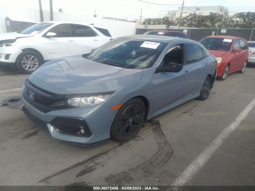 2019 HONDA CIVIC HATCHBACK EX - SHHFK7H66KU413324