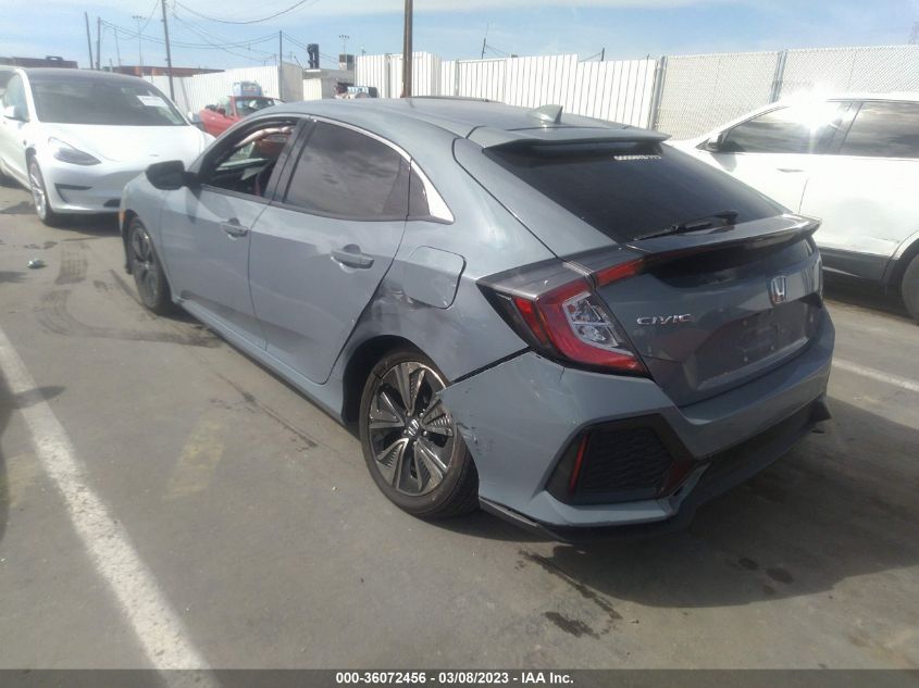 2019 HONDA CIVIC HATCHBACK EX - SHHFK7H66KU413324